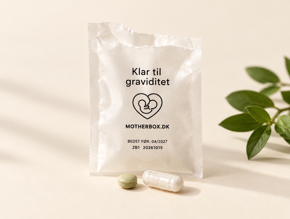 Eksempel på indholdet i én dagspose